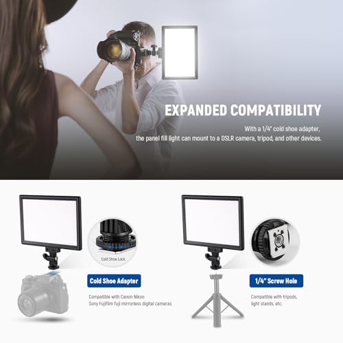 9" LED Video Light Panel