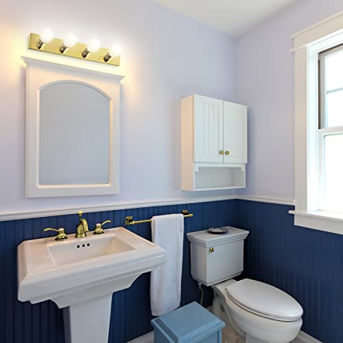500868 4 Light Vanity Strip Light Contemporary Dimmable for Bathroom