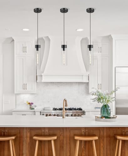 2 Pack Black Pendant Lights Kitchen Island (2 Count)