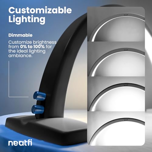 LED Half Moon Table Lamp