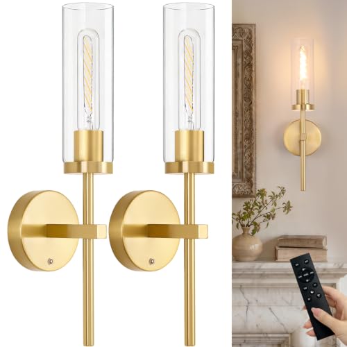 Battery Operated Wall Sconces Set of 2 (2 Count)