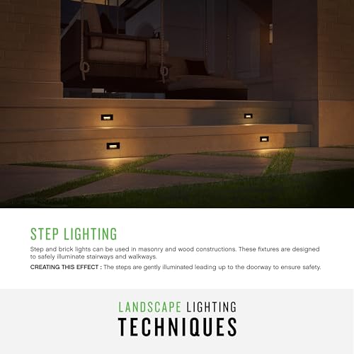 Taper 12V Integrated LED Horizontal Step Light