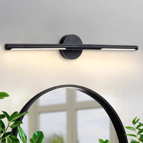 Matte Black Bathroom Light Fixtures Over Mirror 30 Inch