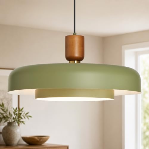 Mid Century Green Pendant Light