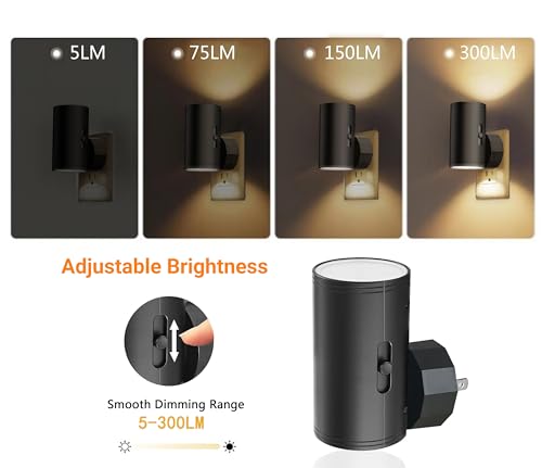 LED Night Lights Plug into Wall 2 Pack (2 Count)