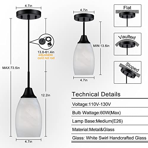 Mini Glass Pendant Light