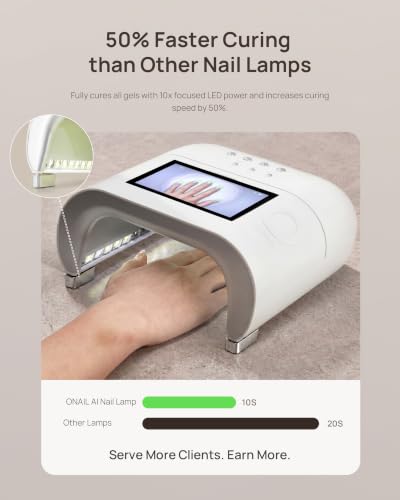 AI UV LED Nail Lamp for Gel Nails
