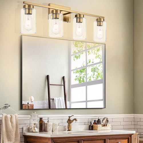 4 Light Bathroom Vanity Light Fixtures (4 Count)