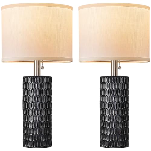 20” Modern Table Lamps Set of 2 (2 Count)