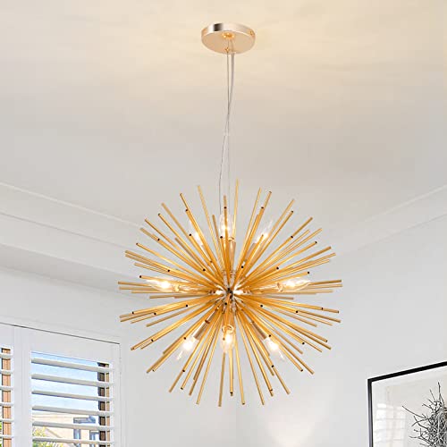 Modern Gold Sputnik Chandeliers