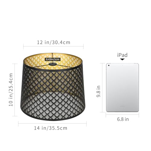 Metal Etching Process Large Lamp Shade