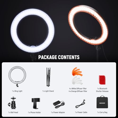 55W 18" 45cm Ring Light Kit [New Version]