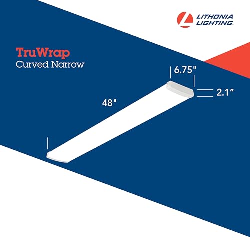 TruWrap 4 Foot LED Ceiling Light Fixture