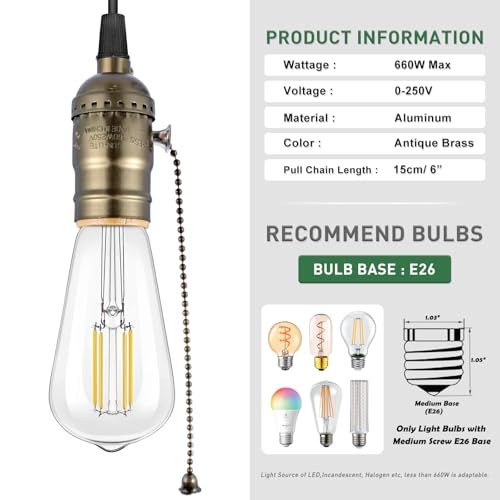 Pull Chain Light Socket Replacement