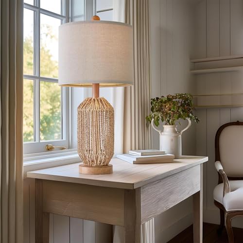 21" Boho Table Lamps Set of 2 for Living Room (2 Count)