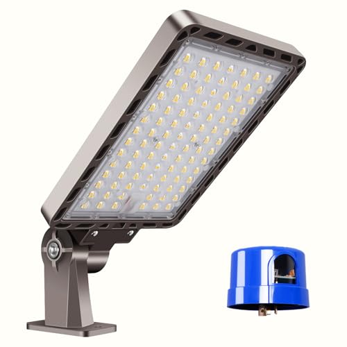 240W LED Parking Lot Light Outdoor Dusk to Dawn Photocell 5000K