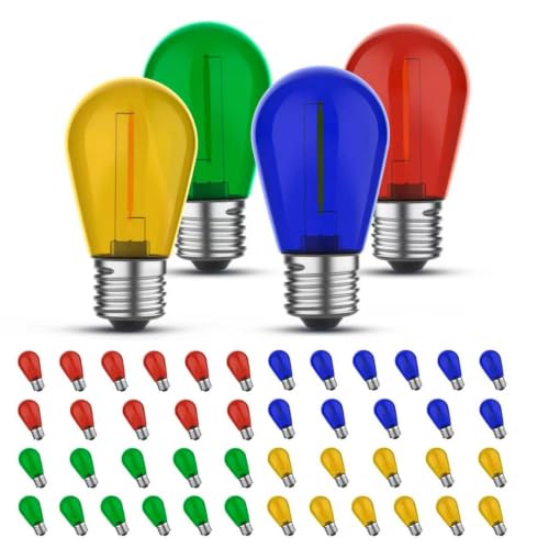 Colored Light Bulbs 48 Pack (48 Count)