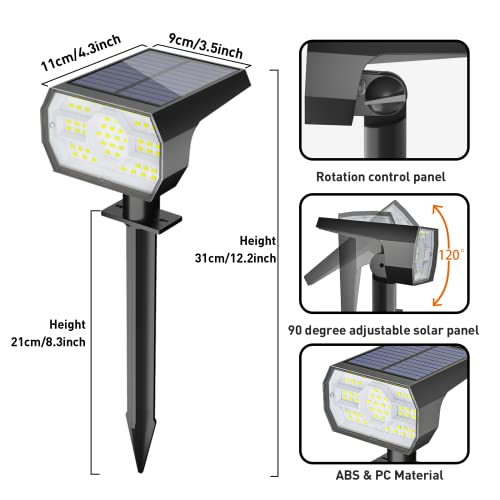 Solar Lights Outdoor Waterproof (6 Count)
