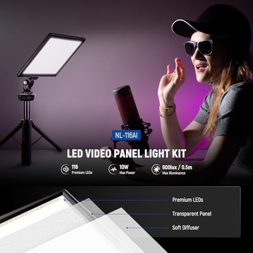 9" LED Video Light Panel