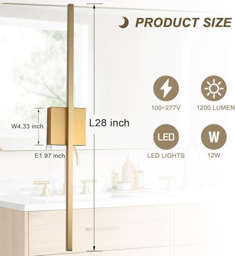 Gold Wall Sconces Set of Two (2 Count)