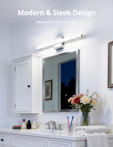 Modern Vanity Light Above Mirror