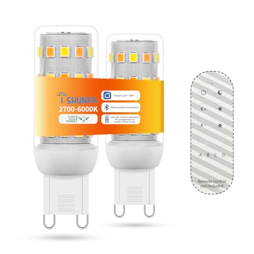 Smart G9 LED Bulbs with App Control (2 Count)