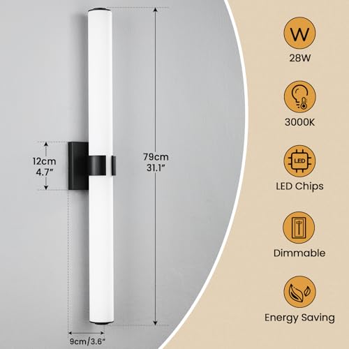 Black Bathroom Vanity Light Fixtures