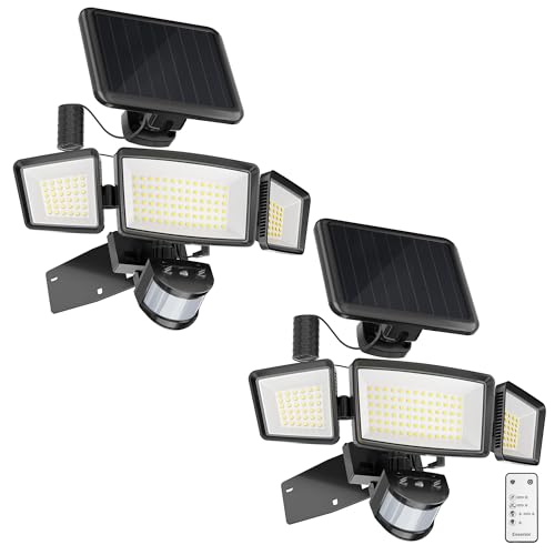 Solar Flood Lights Outdoor (2 Count)