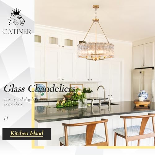 Modern 24.4" Crystal Glass Chandelier 8