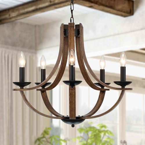 Farmhouse Chandeliers for Dining Room Light Fixture