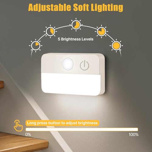 8 Pack Motion Sensor Stair Lights for Indoor (8 Count)