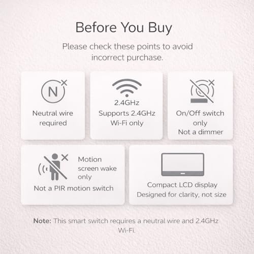 L9 LCD Smart Light Switch