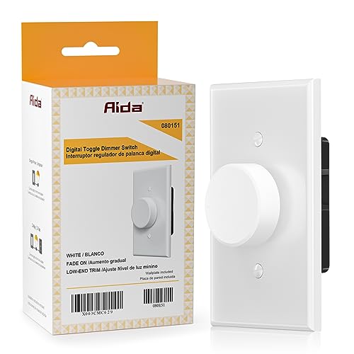 Digital Light Toggle Dimmer Switch for Dimmable LED