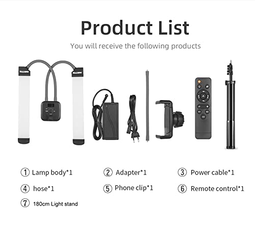 AL 20 Dual Arms Esthetician Light with Tripod & Phone Holder