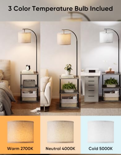 Floor Lamp with Table