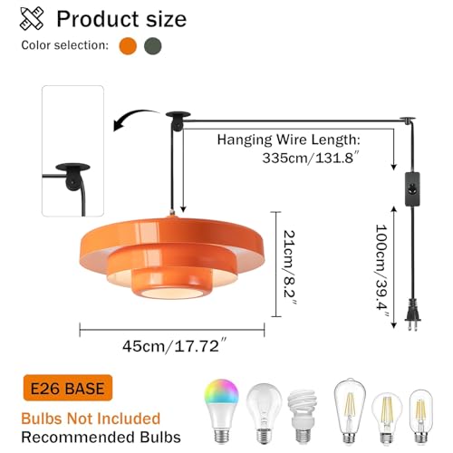 Plug in Pendant Light Fixtures