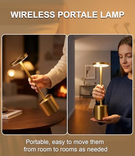 Cordless Table Lamp Set of 2