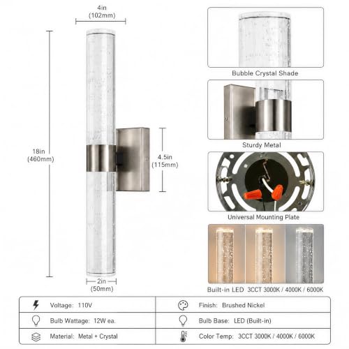 Modern Wall Sconces Set of Two (2 Count)