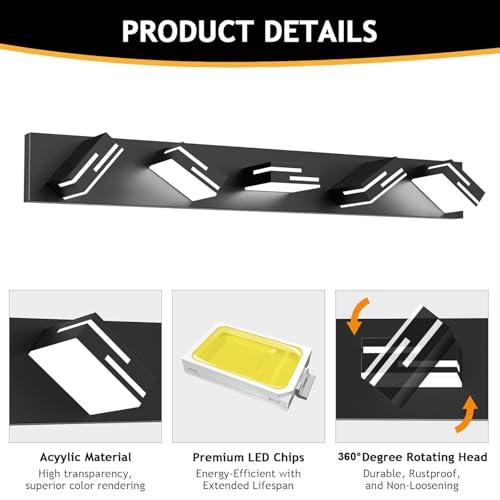 LED Modern Bathroom Vanity Light Fixtures