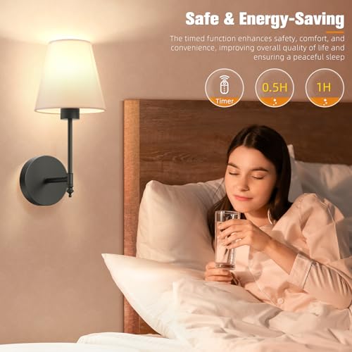 14.5 inch Battery Operated Wall Sconce Set of 2 (2 Count)