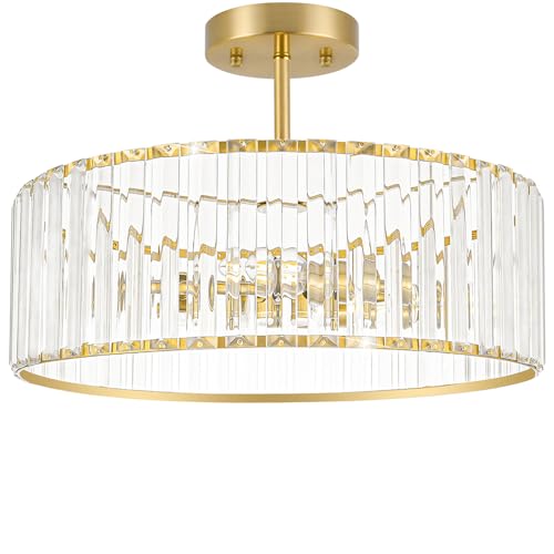 Modern Crystal Ceiling Light Fixture