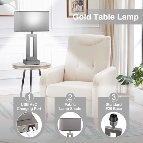 Bedroom Table Lamps Set of 2 (2 Count)