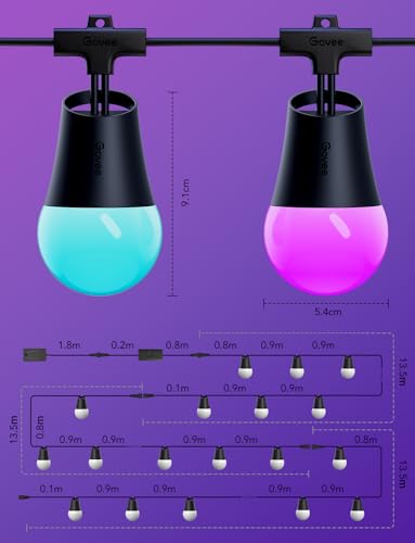 Smart Outdoor String Lights 2 (144 Foot)