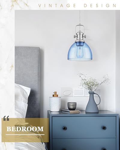 7.5" Brushed Nickel Pendant Lights Kitchen Island