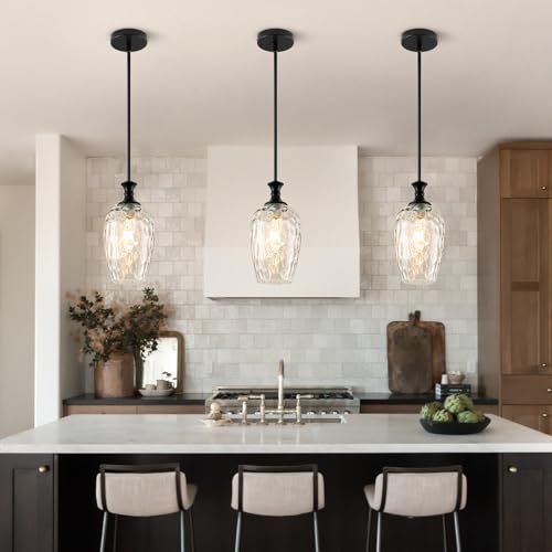 Glass Pendant Lights Kitchen Island