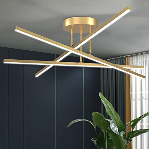 Gold LED Chandelier