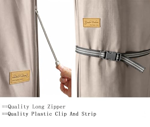 Patio Umbrella Cover with Rod for 7 to 11 Ft Umbrellas & 15 Ft Double