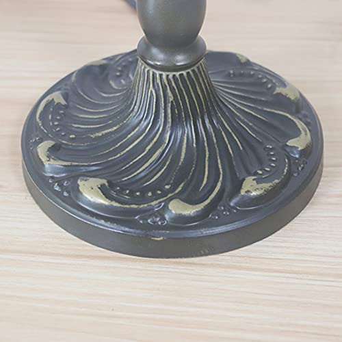 Tiffany Style Bankers Table Lamp Stained Glass Piano Desk Lamp Vintage Bedroom Bedside Lamp for Study