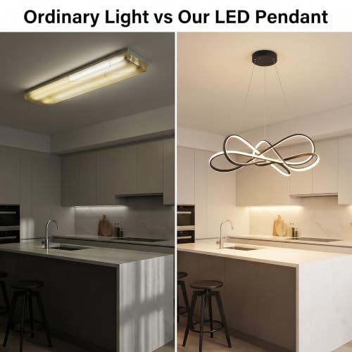 Chrome Modern LED Chandelier