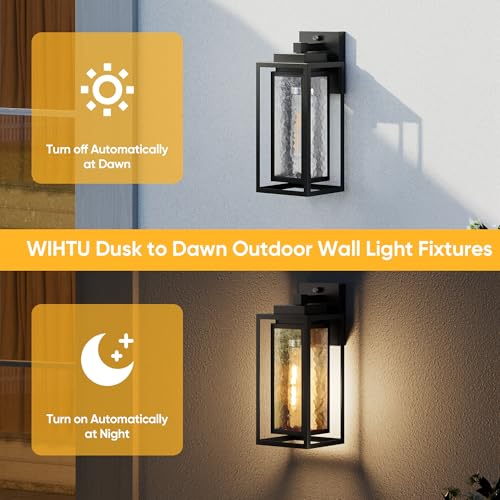 15.78'' Dusk to Dawn Exterior Porch Light Fixture (2 Count)